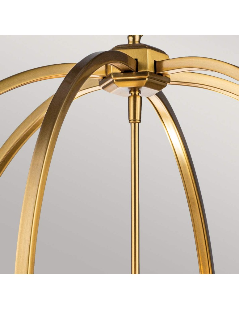 Elstead Lighting Lampa wisząca Corinne - 6 źródeł światła - Oksydowany mosiądz FE-CORINNE-6P-L-BB