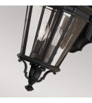 Elstead Lighting Średnia latarnia naścienna Cotswold Lane - 2 źródła światła IP44 FE-COTSLN2-M-BK