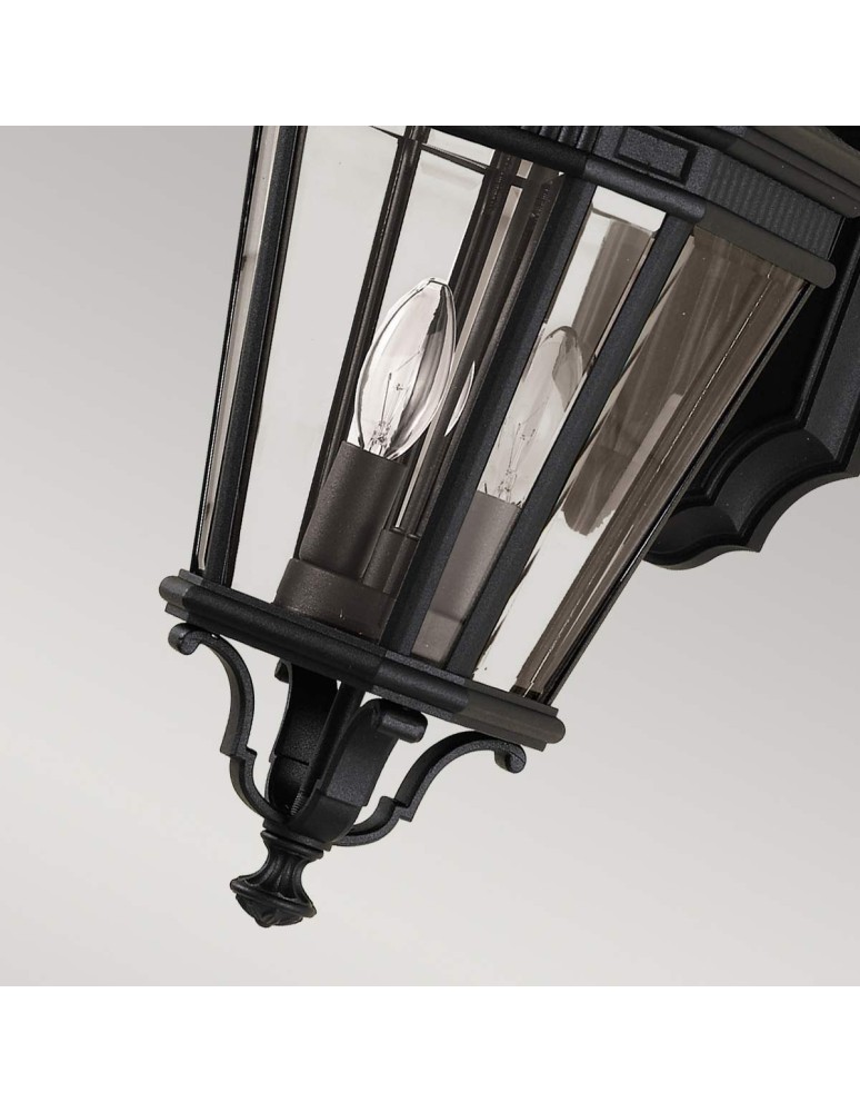 Elstead Lighting Średnia latarnia naścienna Cotswold Lane - 2 źródła światła IP44 FE-COTSLN2-M-BK