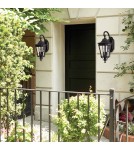 Elstead Lighting Średnia latarnia naścienna Cotswold Lane - 2 źródła światła IP44 FE-COTSLN2-M-BK