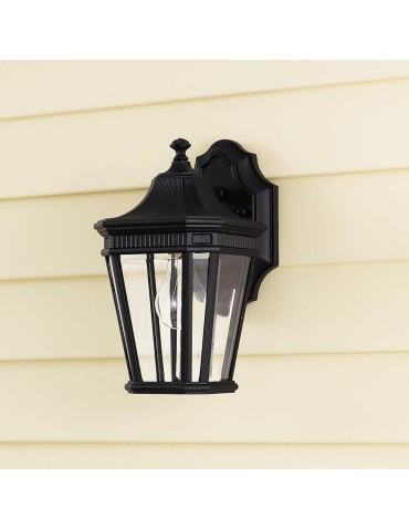 Elstead Lighting Mała latarnia naścienna Cotswold Lane - 1 źródło światła IP44 FE-COTSLN2-S-BK - produkt 2