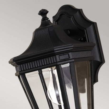 Elstead Lighting Mała latarnia naścienna Cotswold Lane - 1 źródło światła IP44 FE-COTSLN2-S-BK