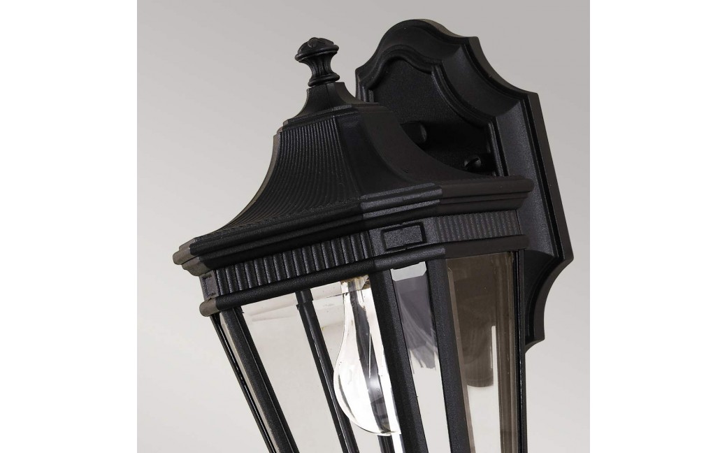 Elstead Lighting Mała latarnia naścienna Cotswold Lane - 1 źródło światła IP44 FE-COTSLN2-S-BK