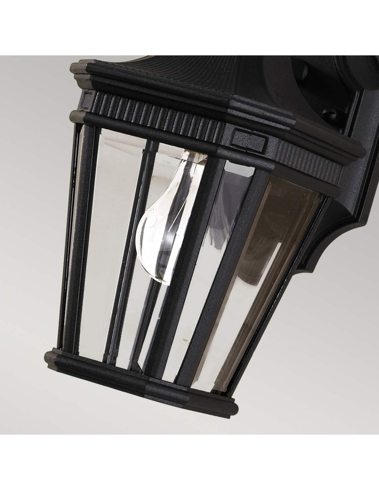 Outdoor wall lamps - Elstead Lighting Cotswold Lane small wall lantern - 1 light source IP44 FE-COTSLN2-S-BK - product kolory-swiatla.pl 4