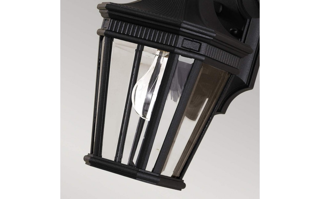 Elstead Lighting Mała latarnia naścienna Cotswold Lane - 1 źródło światła IP44 FE-COTSLN2-S-BK