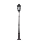 Outdoor lanterns - Elstead Lighting Large Cotswold Lane standing lantern - 3 light source IP44 FE-COTSLN5-L-BK - product 1