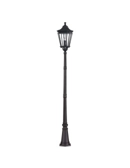 Elstead Lighting Duża latarnia stojąca Cotswold Lane - 3 źródło światła IP44 FE-COTSLN5-L-BK