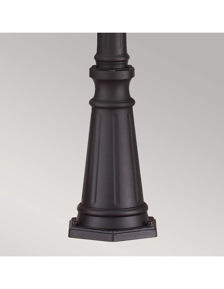 Outdoor lanterns - Elstead Lighting Large Cotswold Lane standing lantern - 3 light source IP44 FE-COTSLN5-L-BK - product kolory-swiatla.pl 4