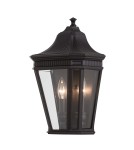Outdoor wall lamps - Elstead Lighting Cotswold Lane medium wall lantern - 2 light sources IP44 FE-COTSLN7-BK - product 1