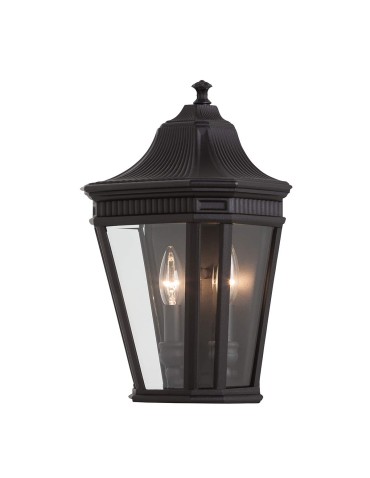 Elstead Lighting Cotswold Lane medium wall lantern - 2 light sources IP44 FE-COTSLN7-BK