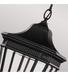 Elstead Lighting Duża latarnia wisząca Cotswold Lane - 3 źródła światła IP23 FE-COTSLN8-L-BK