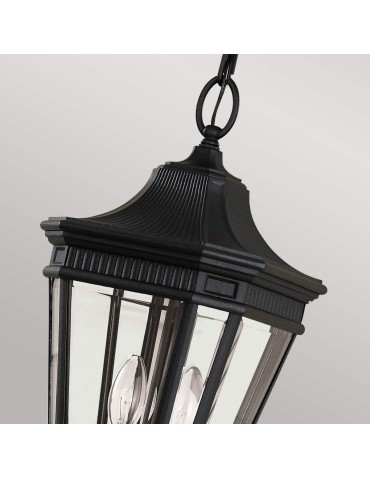 Elstead Lighting Średnia latarnia wisząca Cotswold Lane - 2 źródła światła IP23 FE-COTSLN8-M-BK - produkt 2