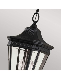 Elstead Lighting Średnia latarnia wisząca Cotswold Lane - 2 źródła światła IP23 FE-COTSLN8-M-BK - produkt 2