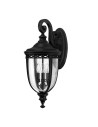 Elstead Lighting Large English Bridle wall lantern - 3 light sources - Black IP44 FE-EB2-L-BLK