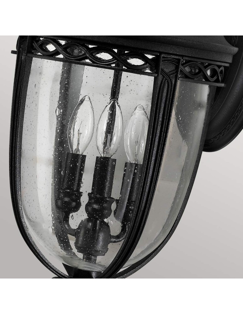 Outdoor wall lamps - Elstead Lighting Large English Bridle wall lantern - 3 light sources - Black IP44 FE-EB2-L-BLK - product kolory-swiatla.pl 3