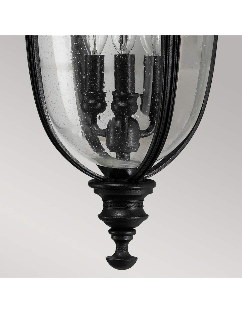 Outdoor wall lamps - Elstead Lighting Large English Bridle wall lantern - 3 light sources - Black IP44 FE-EB2-L-BLK - product kolory-swiatla.pl 4