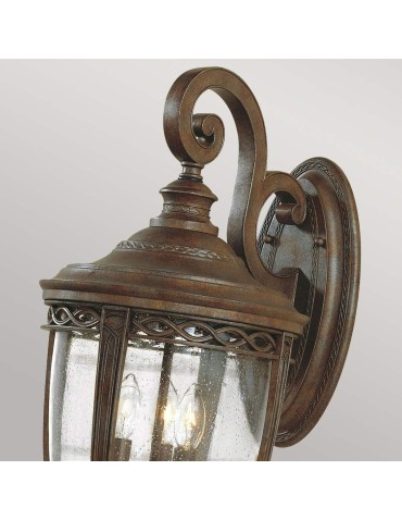 Elstead Lighting Large wall lantern English Bridle - 3 light sources - British bronze IP44 FE-EB2-L-BRB - product 2