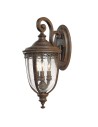 Elstead Lighting Medium wall lantern English Bridle - 3 light sources - British bronze IP44 FE-EB2-M-BRB