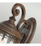 Elstead Lighting Średnia latarnia naścienna English Bridle - 3 źródła światła - Brytyjski brąz IP44 FE-EB2-M-BRB