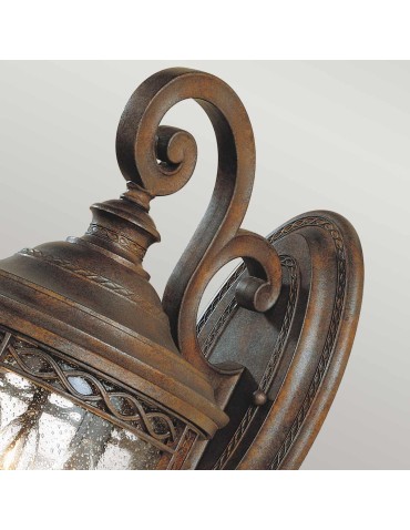 Elstead Lighting Średnia latarnia naścienna English Bridle - 3 źródła światła - Brytyjski brąz IP44 FE-EB2-M-BRB - produkt 2