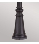 Outdoor lanterns - Elstead Lighting Large English Bridle standing lantern - 3 light source - Black IP44 FE-EB5-L-BLK - product 4
