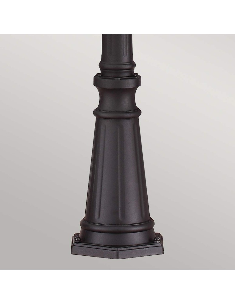 Outdoor lanterns - Elstead Lighting Large English Bridle standing lantern - 3 light source - Black IP44 FE-EB5-L-BLK - product kolory-swiatla.pl 4