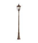 Outdoor lanterns - Elstead Lighting Large standing lantern English Bridle - 3 light source - British bronze IP44 FE-EB5-L-BRB - product 1