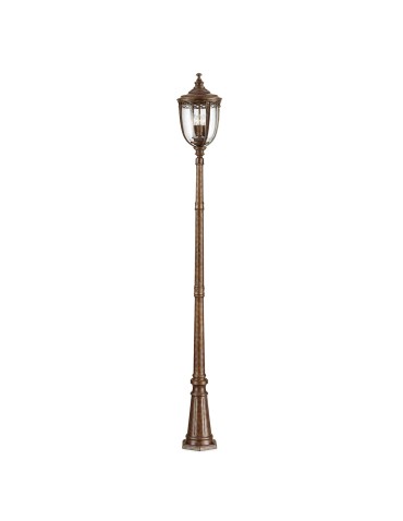 Elstead Lighting Large standing lantern English Bridle - 3 light source - British bronze IP44 FE-EB5-L-BRB