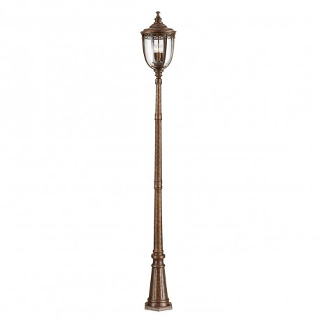 Elstead Lighting Duża latarnia stojąca English Bridle - 3 źródło światła - Brytyjski brąz IP44 FE-EB5-L-BRB