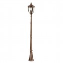 Elstead Lighting Duża latarnia stojąca English Bridle - 3 źródło światła - Brytyjski brąz IP44 FE-EB5-L-BRB