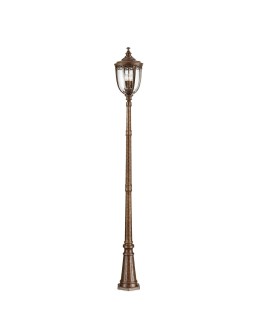 Elstead Lighting Duża latarnia stojąca English Bridle - 3 źródło światła - Brytyjski brąz IP44 FE-EB5-L-BRB