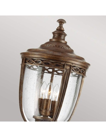 Elstead Lighting Large standing lantern English Bridle - 3 light source - British bronze IP44 FE-EB5-L-BRB - product 2