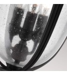 Outdoor pendant lamps - Elstead Lighting Large English Bridle pendant lantern - 3 light sources - Black IP44 FE-EB8-L-BLK - product 4