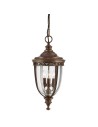 Elstead Lighting Large pendant lantern English Bridle - 3 light sources - British bronze IP44 FE-EB8-L-BRB