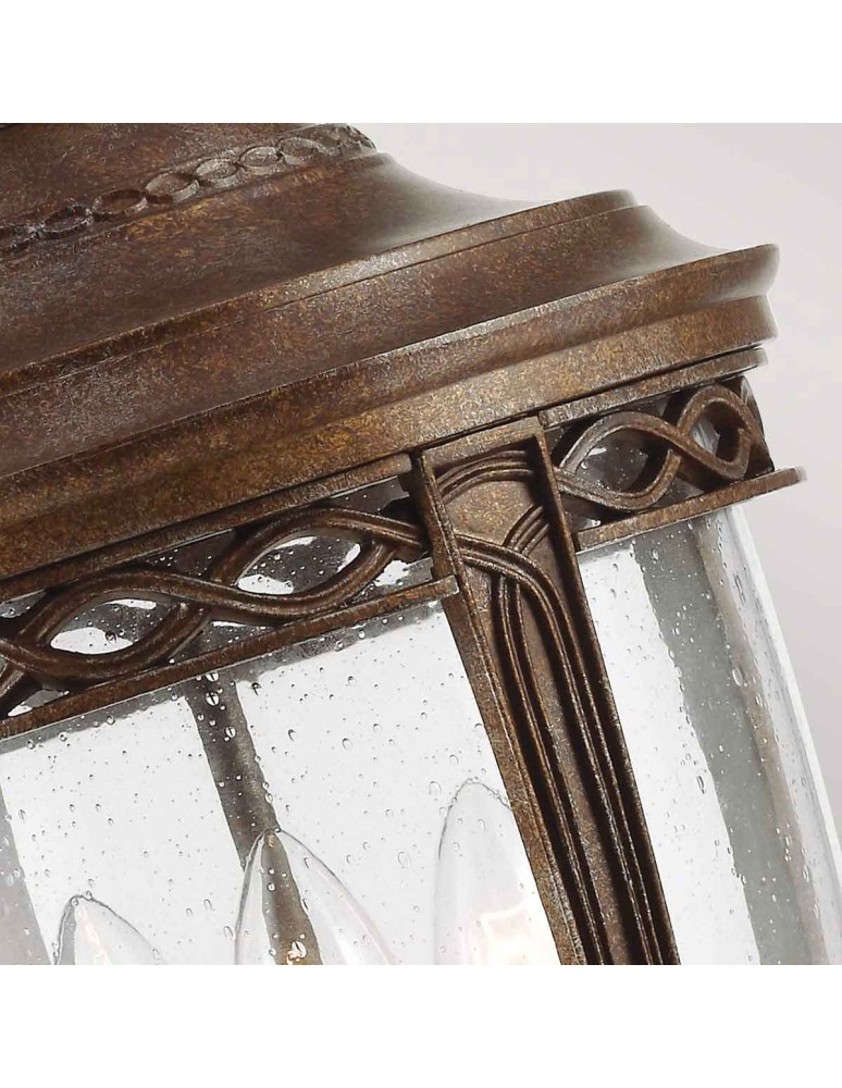 Outdoor pendant lamps - Elstead Lighting Large pendant lantern English Bridle - 3 light sources - British bronze IP44 FE-EB8-L-BRB - product kolory-swiatla.pl 3