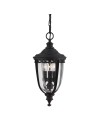 Elstead Lighting Średnia latarnia wisząca English Bridle - 3 źródła światła - Czarna IP44 FE-EB8-M-BLK