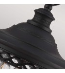 Outdoor pendant lamps - Elstead Lighting English Bridle medium pendant lantern - 3 light sources - Black IP44 FE-EB8-M-BLK - product 2