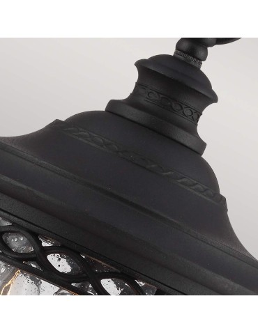 Elstead Lighting Średnia latarnia wisząca English Bridle - 3 źródła światła - Czarna IP44 FE-EB8-M-BLK - produkt 2