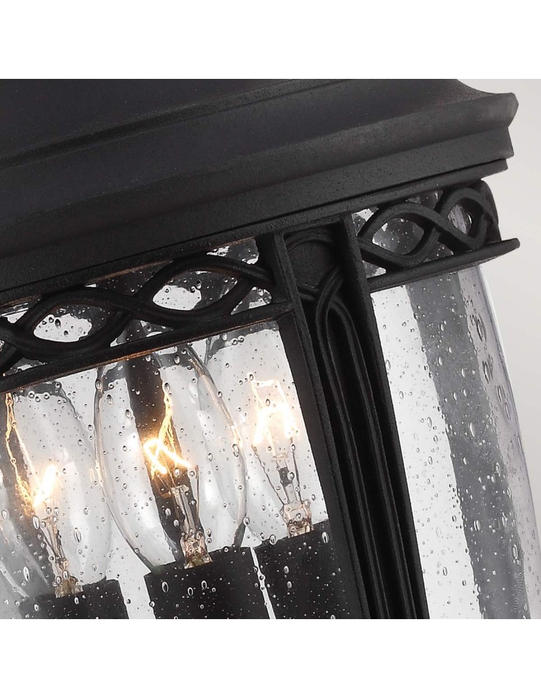 Outdoor pendant lamps - Elstead Lighting English Bridle medium pendant lantern - 3 light sources - Black IP44 FE-EB8-M-BLK - product kolory-swiatla.pl 3