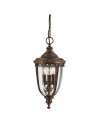 Elstead Lighting Średnia latarnia wisząca English Bridle - 3 źródła światła - Brytyjski brąz IP44 FE-EB8-M-BRB