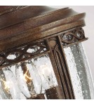 Elstead Lighting Średnia latarnia wisząca English Bridle - 3 źródła światła - Brytyjski brąz IP44 FE-EB8-M-BRB