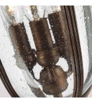 Elstead Lighting Średnia latarnia wisząca English Bridle - 3 źródła światła - Brytyjski brąz IP44 FE-EB8-M-BRB