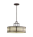 Pendant lamps - Elstead Lighting Fusion pendant lamp - 3 light sources - Greek bronze FE-FUSION-P-L - product 1