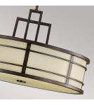 Elstead Lighting Lampa wisząca Fusion - 3 źródła światła - Grecki brąz FE-FUSION-P-L