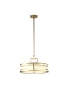 Elstead Lighting Large Fusion pendant lamp - 3 light sources - Natural brass FE-FUSION-P-L-PNBR