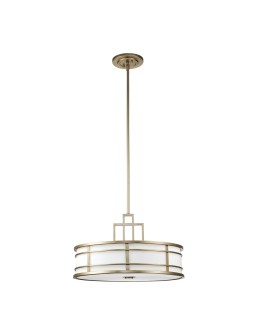 Elstead Lighting Large Fusion pendant lamp - 3 light sources - Natural brass FE-FUSION-P-L-PNBR - product 2