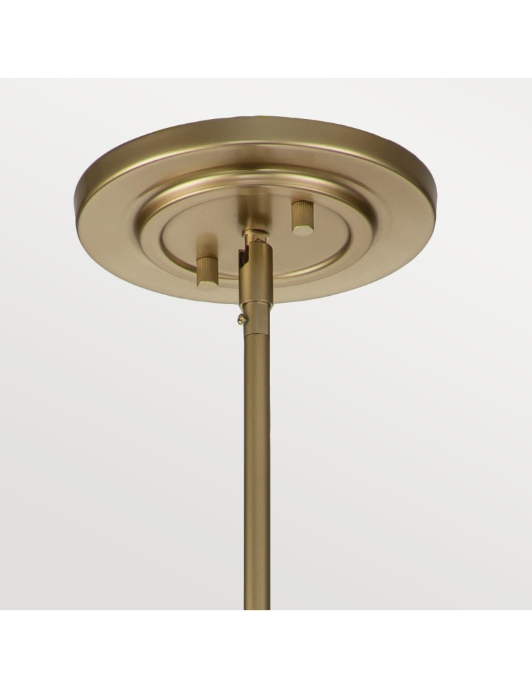 Elstead Lighting Duża lampa wisząca Fusion - 3 źródła świtała - Naturalny mosiądz FE-FUSION-P-L-PNBR