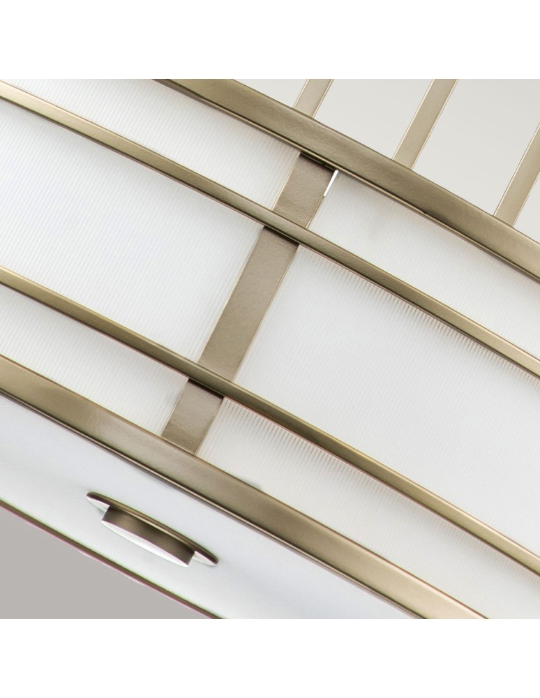 Elstead Lighting Duża lampa wisząca Fusion - 3 źródła świtała - Naturalny mosiądz FE-FUSION-P-L-PNBR