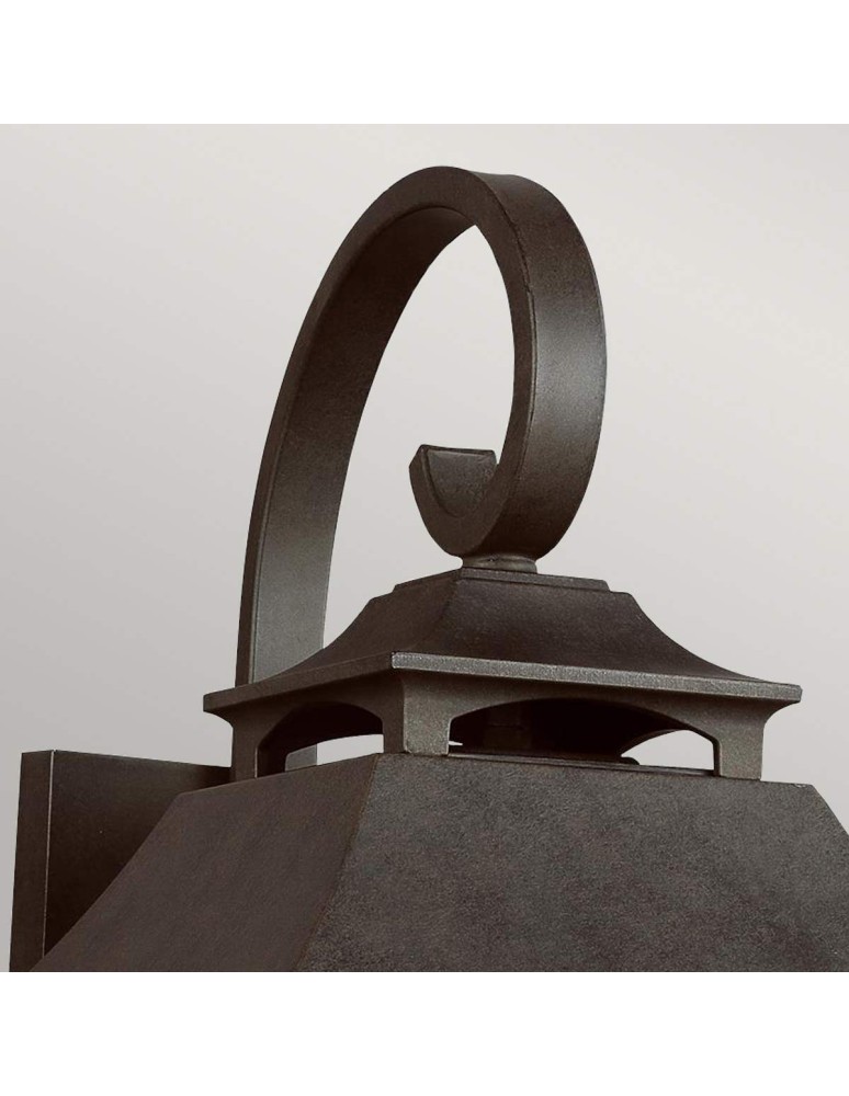 Elstead Lighting Duża latarnia naścienna Galena - 3 źródła światła IP44 FE-GALENA2-L-SBL Elstead Lighting Duża latarnia naścienna Galena - 3 źródła światła IP44 FE-GALENA2-L-SBL