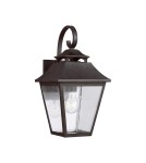 Outdoor wall lamps - Elstead Lighting Galena medium wall lantern - 1 light source IP44 FE-GALENA2-M-SBL - product 1